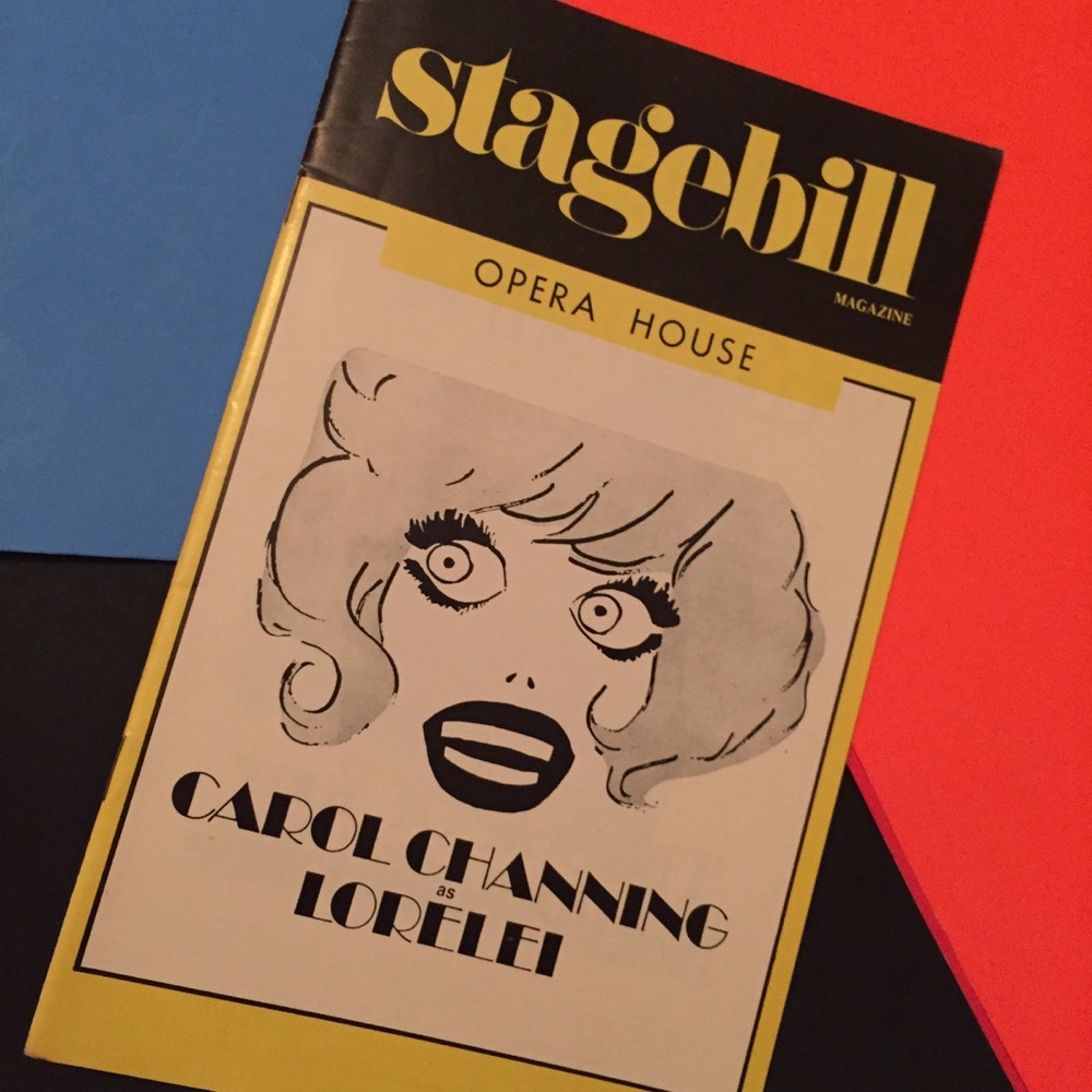 Miss Carol Channig stagebill